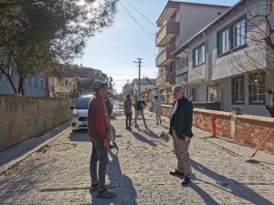 İ̇vrindi’de Üstyapı Çalışmaları Hız Kazandı