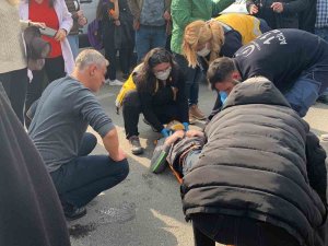 Otomobilin Çarptığı Lise Öğrencisi Yaralandı