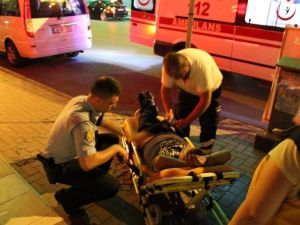 Zonguldak’ta Alkollü Kişi Hastanelik Oldu