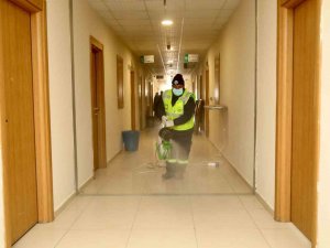 Elazığ’da Depremzedelerin Konakladığı Alanlar Dezenfekte Edildi