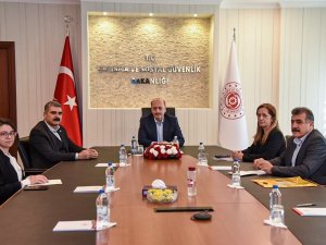 Bakan Bilgin, Di̇sk Heyetini Kabul Etti