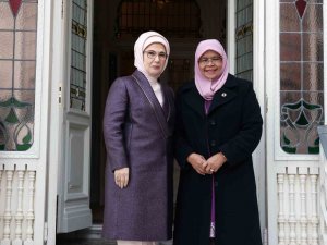 Emine Erdoğan, Bm Habitat İ̇cra Direktörü Sharif İle Bir Araya Geldi