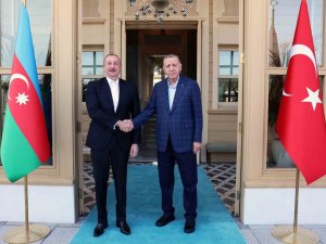 Cumhurbaşkanı Erdoğan İle Azerbaycan Cumhurbaşkanı Aliyev’in Görüşmesi Başladı