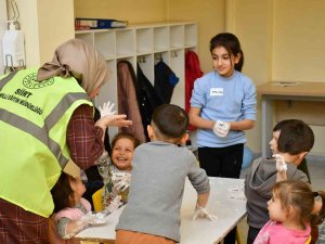 Siirt’e Getirilen Afetzedelere Psikososyal Destek Sağlanıyor