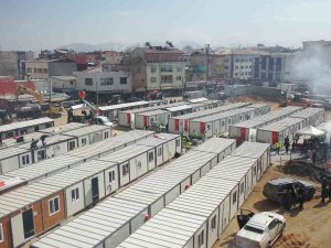 Afet Bölgesindeki İlk ’Konteyner Çarşı’, Yarın Elbistan’da Hizmet Verecek