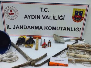 Sit Alanında Kaçak Kazıya Jandarma Baskını