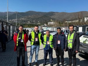 Gömeç Belediyesi Teknik Personelleri Deprem Bölgesine Gitti