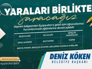 Eyüpsultan Belediyesi Eğitim Kurumlarının Kapısını Depremzede Öğrencilere Açtı