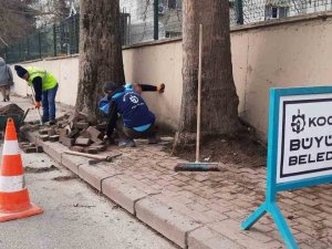 Seka Devlet Hastanesi Çevresindeki Kaldırımlar Onarıldı