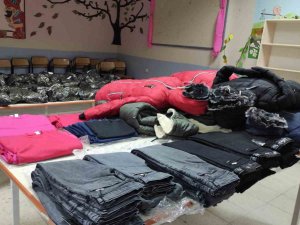 Kardeş Okuldan Yeniceli Öğrencilere Kışlık Kıyafet