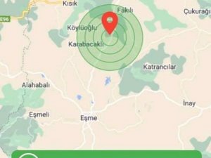 Uşak’ta 2,9 Büyüklüğünde Deprem