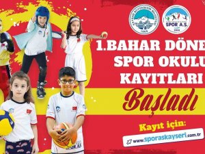 Spor A.ş.’nin Bahar Dönemi Spor Okulları Kayıtları Başladı