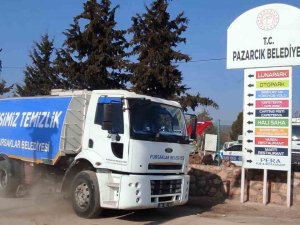 Pursaklar Belediyesi Temizlik Ekibi Deprem Bölgesinde