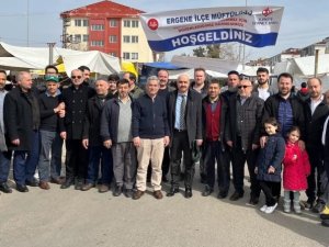 Müftülük, Semt Pazarında Depremzedeler Yararına Tezgah Açtı