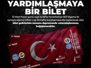 Arkas Spor, Fenerbahçe Maçının Geliri Depremzedelere