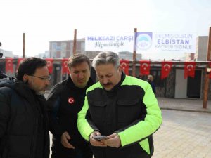 Melikgazi’nin Desteği İ̇le Yapılan Elbistan Melikgazi Çarşı Hizmete Başladı