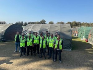 Yeni Ekip Deprem Bölgesinde Nöbeti Devraldı