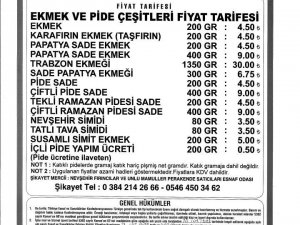 Nevşehir’de Ekmek Fiyatı Arttı