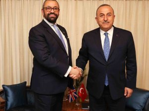 Bakan Çavuşoğlu, İ̇ngiliz Mevkidaşı Cleverly İle Bir Araya Geldi