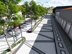 Ortaklar Atatürk Caddesi’nin Çehresi Değişiyor