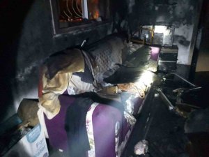 Osmaniye’de Bir Ev Yanarak Kullanılamaz Hale Geldi