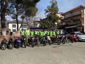 Kuyucak’ta Bisiklet Ve Motosiklet Sürücüleri ’Reflektif Yelek’ Konusunda Bilgilendirildi