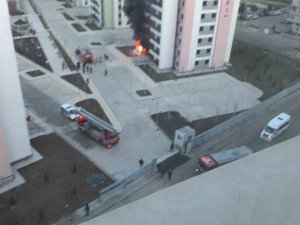 Sitede Çıkan Yangın Paniğe Sebep Oldu