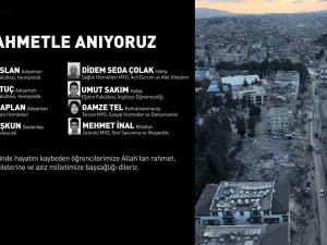 Ebyü’lü 8 Öğrenci Depremde Vefat Etti