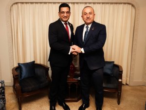 Bakan Çavuşoğlu, Sri Lankalı, Brezilyalı Ve Hırvat Mevkidaşları İle Görüştü
