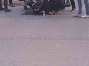 Köpeğe Çarpan Motosiklet Sürücüsü Ağır Yaralandı