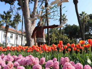 Alanya Lale, Sümbül Ve Nergislerle Renklendi