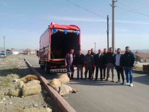 Depremzedeler İçin 13 Küçükbaş Hayvan Bağışladılar