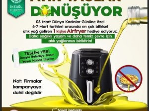 Kadınlar Gününe Özel Airfryer Ödüllü Atık Yağ Kampanyası Başlıyor