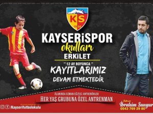 Erkilet Kayserispor Futbol Okulları Depremzedelere Ücretsiz