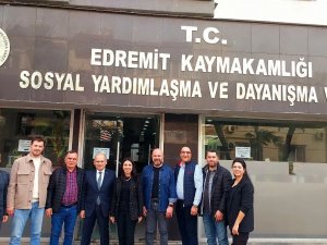 Edremit Ticaret Odası’ndan Sosyal Yardımlaşma Ve Dayanışma Vakfına Ziyaret