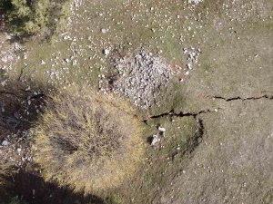 Kar, Eridi 300 Metrelik Fay Kırığı Ortaya Çıktı