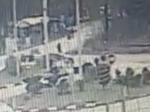 Zonguldak’ta Tırın Otomobille Çarpışma Anı Kamerada