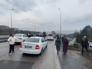 Tem Otoyolu Kocaeli Geçişinde Zincirleme Kaza