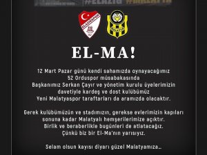 Es Elazığspor - Malatyaspor Kardeşliği