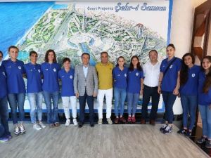 Samsun Canik Basket’ten Başkan Genç’e Ziyaret