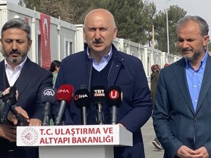 Bakan Karaismailoğlu, Deprem Bölgesindeki Çalışmaları Anlattı