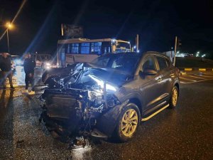 Menteşe Otogar Kavşağında Kaza: 1 Yaralı