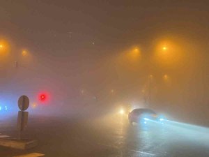 Çorlu’da Yoğun Sis Etkili Oldu