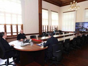 Vali Kızılkaya, İ̇çişleri Bakanı Süleyman Soylu İle Video Konferans Sistemiyle Görüştü