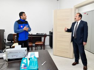 Vali Pehlivan, Afad İ̇l Müdürlüğünde İncelemelerde Bulundu