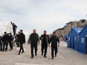 Ağrı Valisi Varol, Kahramanmaraş’ta Çalışmalarına Devam Ediyor