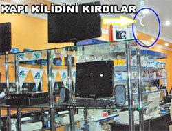 Rize'de İşyerinde Hırsızlık