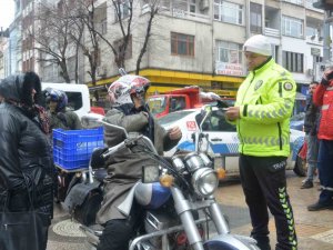 Ordu’da Motosiklet Sürücülerine Sıkı Denetim