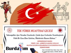 Tatvan’da Depremzedeler Yararına “Muaythai Gecesi” Düzenlenecek
