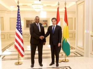 Abd Savunma Bakanı Austin, Ikby Başkanı Barzani İle Görüştü